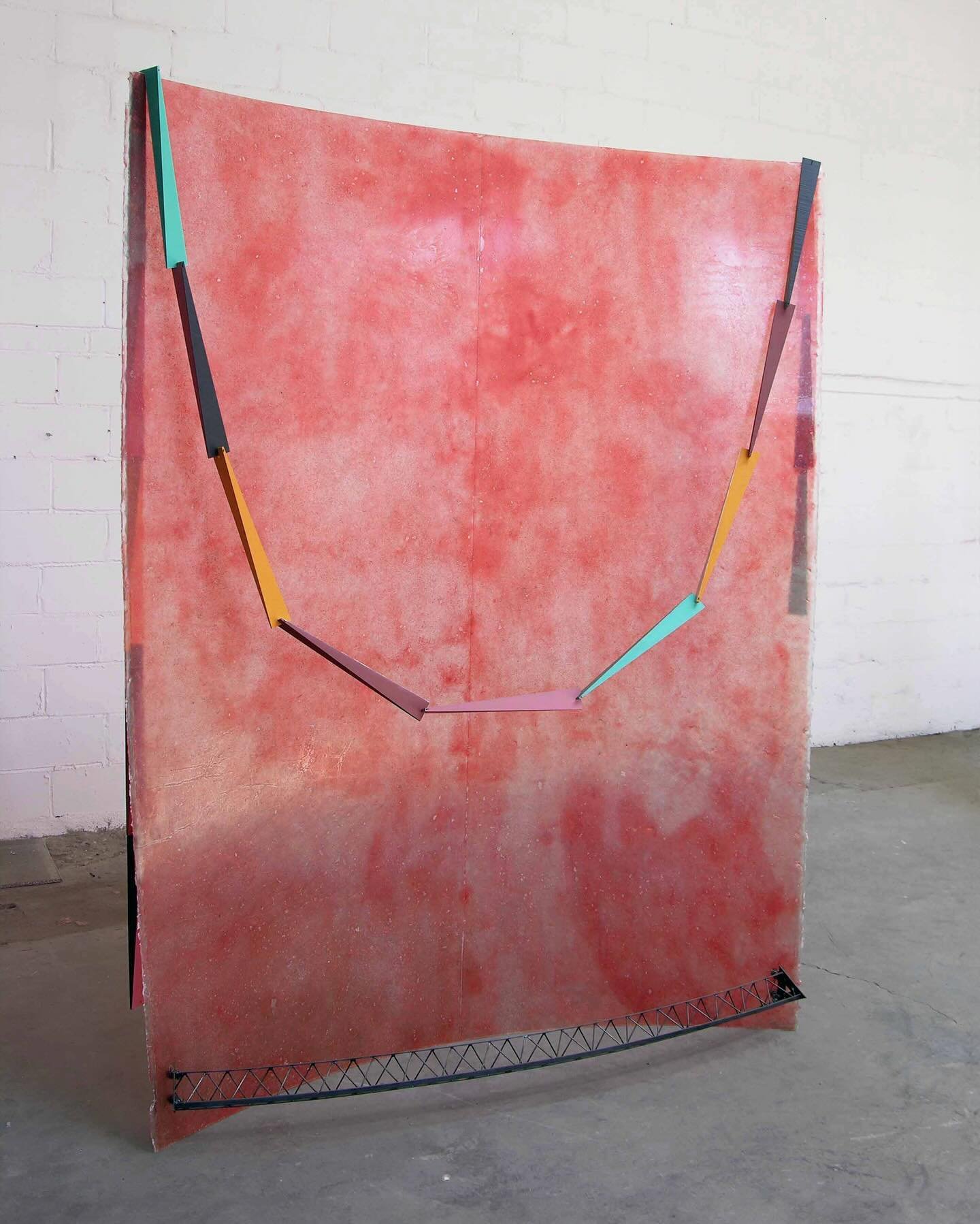 Necklace 2005
7&rsquo; 8&rdquo; x 5&rsquo; 11&rdquo; x 1&rsquo; 6&rdquo;
fiberglass, wood, paint, steel

#tombutter 
#artofthetwothousands
#abstractsculpture