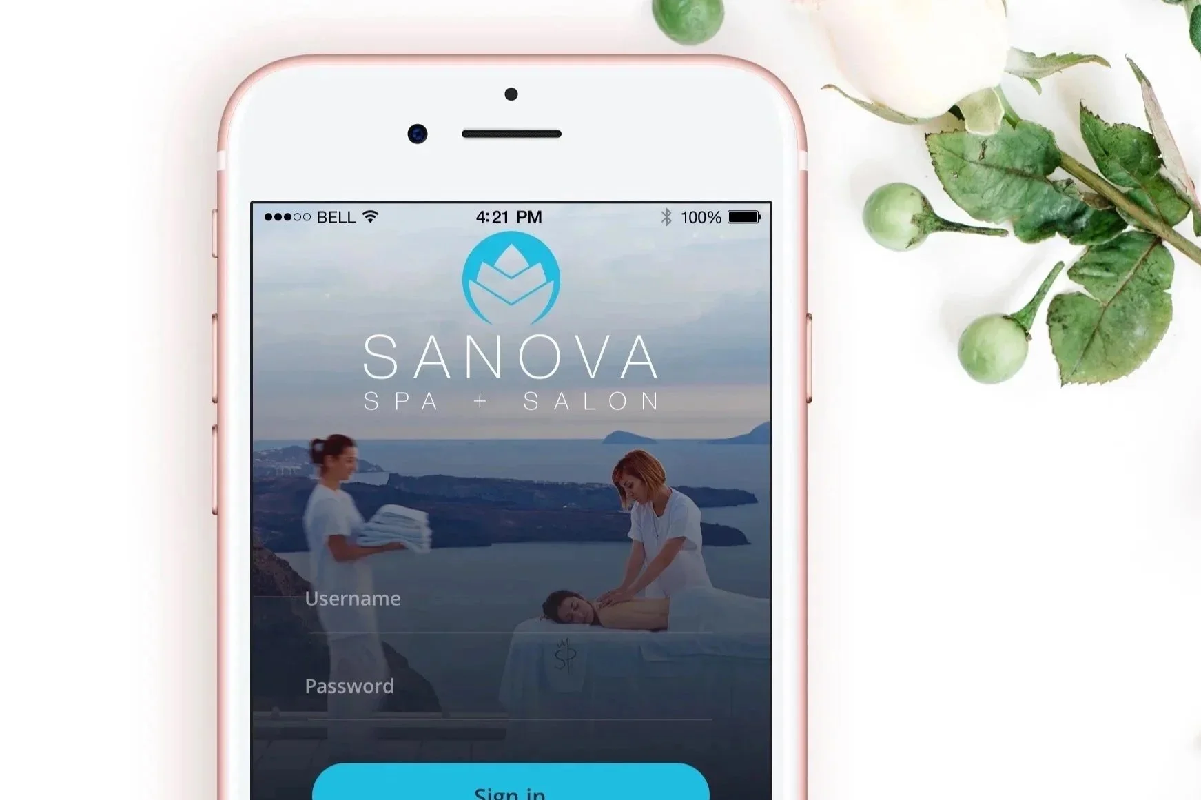 Sanova Spa - Mobile App