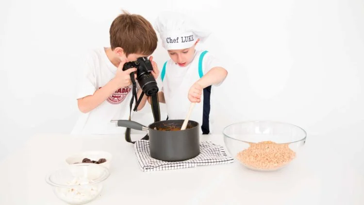 Chef Luke Makes Candy Corn Rice Crispies