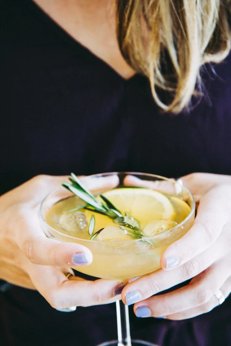 Rosemary Maple Bourbon Sour