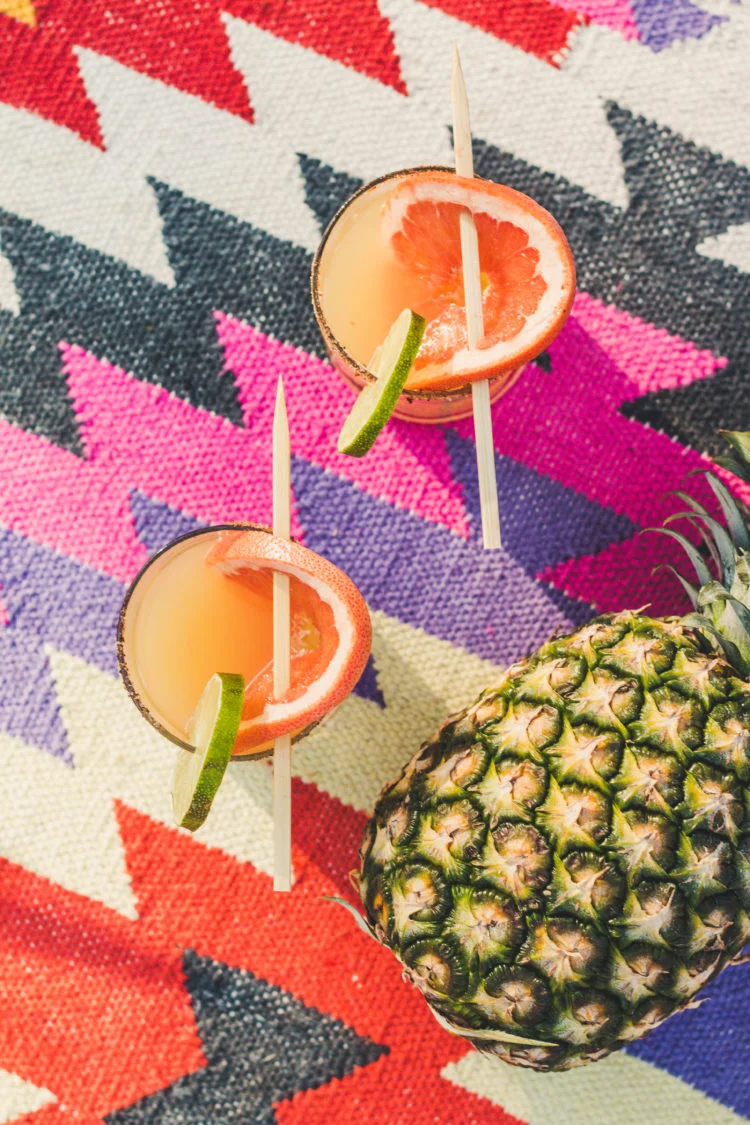 Spicy Pineapple Grapefruit Paloma