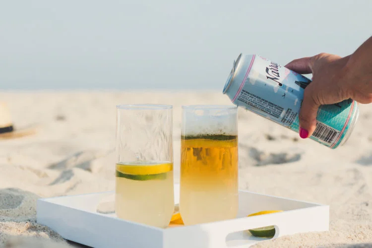 A Beachy Bermuda Shandy with Narragansett