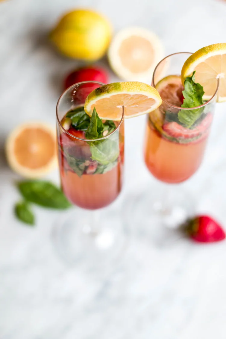 Strawberry + Basil Limoncello