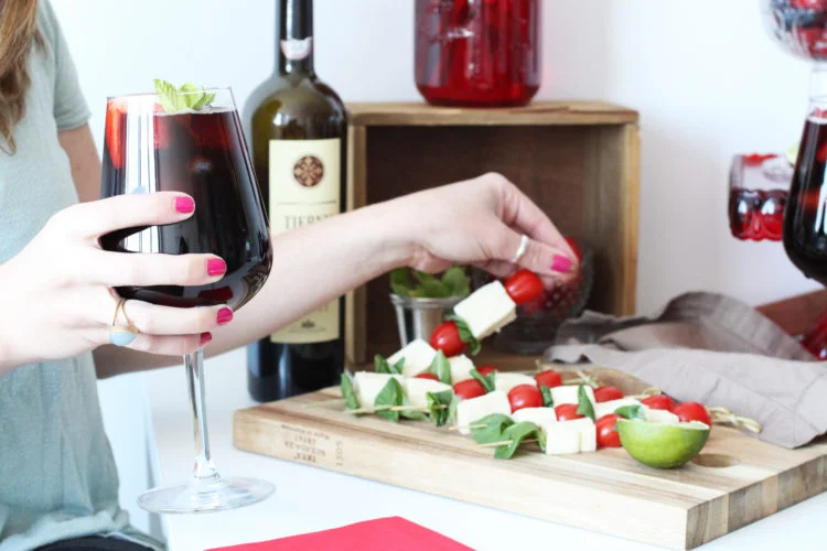 Red Wine Berry Spritzer
