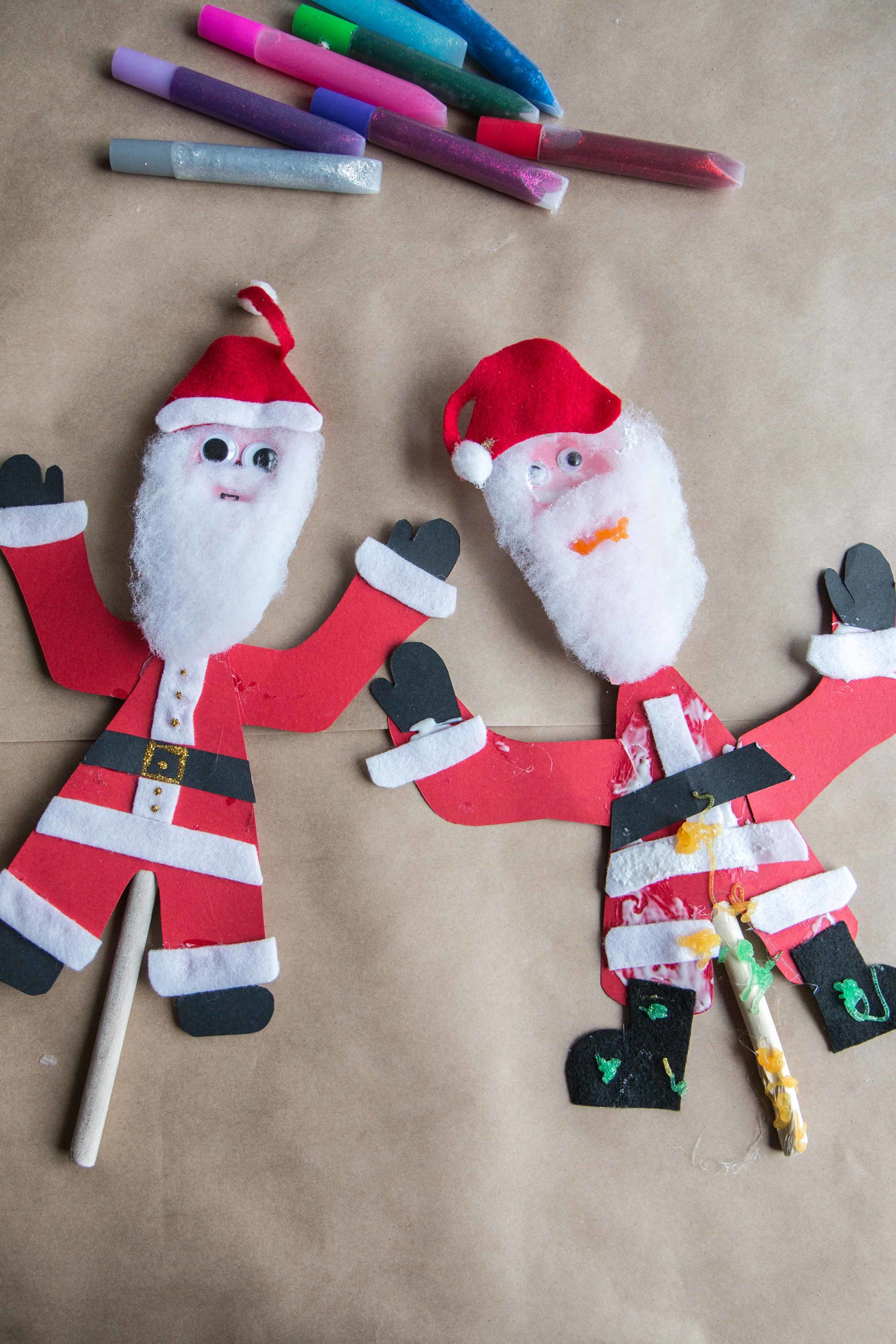 DIY Wooden Spoon Santa Craft