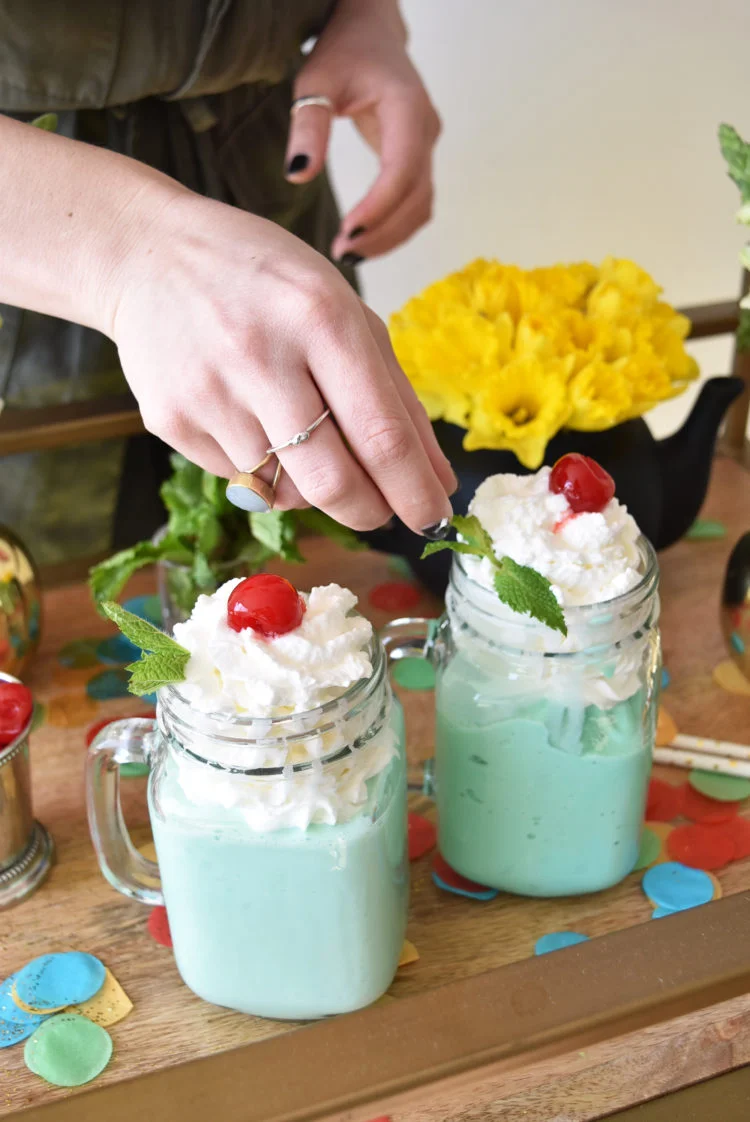 St. Paddy's Day Spiked Shamrock Shake