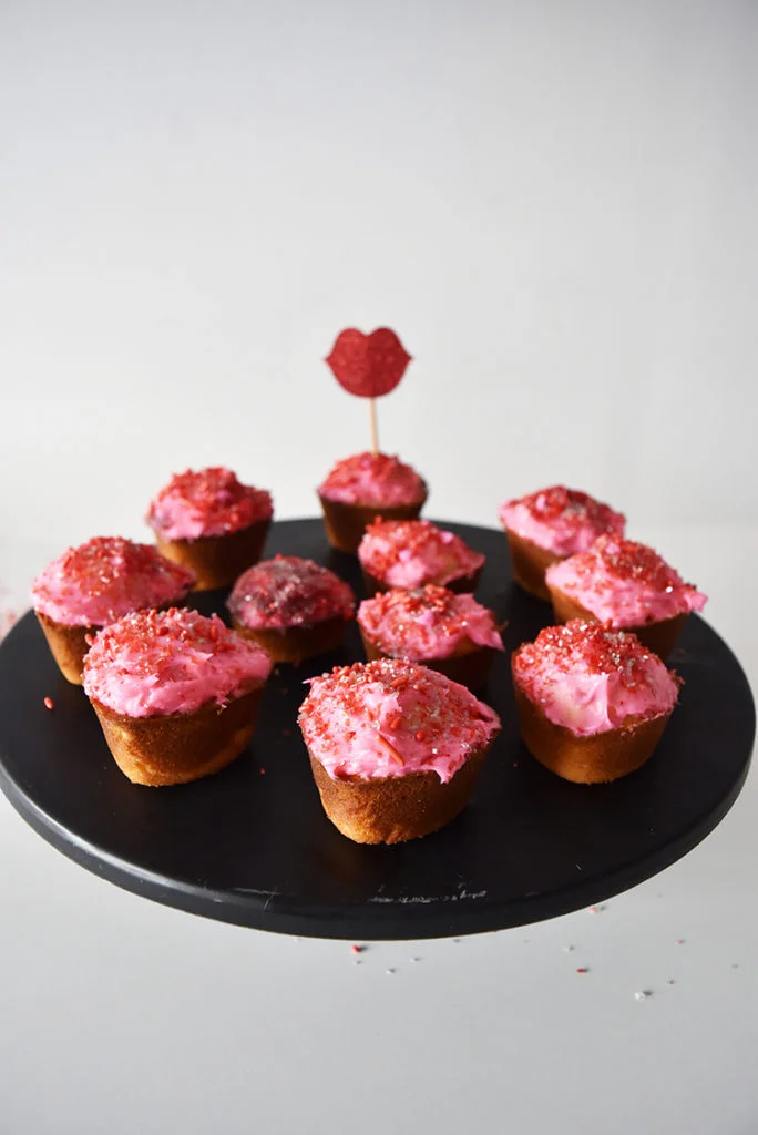 Chef Luke makes Vanilla Heart Shaped Cupcakes