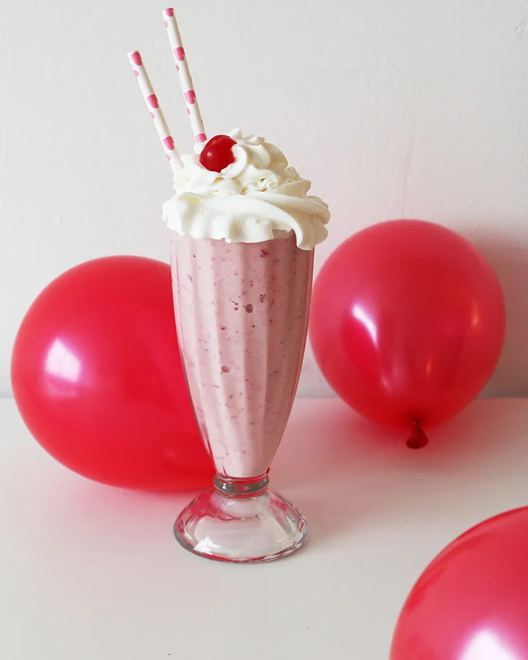 Chef Luke makes Strawberry Shortcake Milkshakes