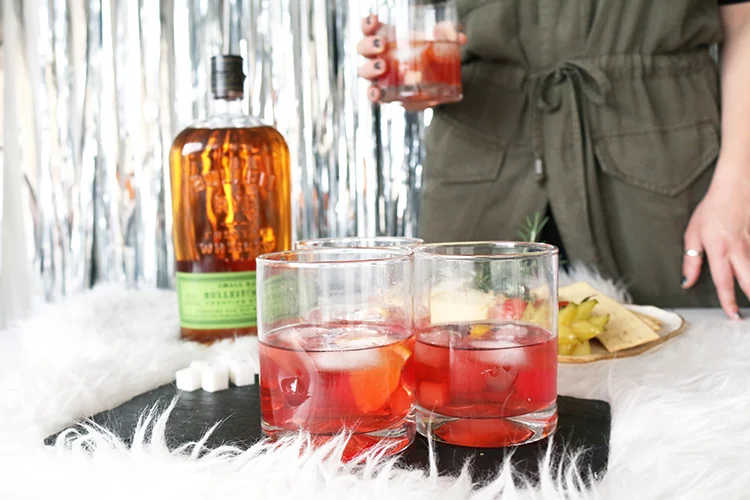 Old Fashioned's with Bulleit Rye Whiskey
