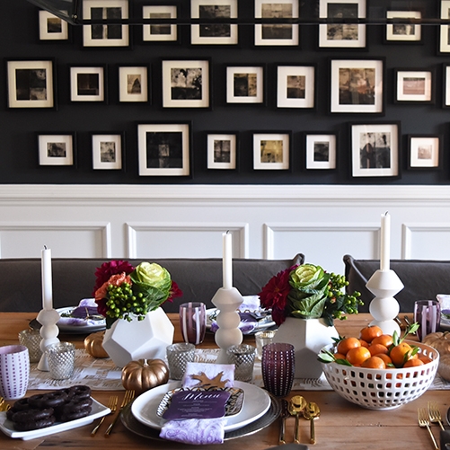 A beautiful Friendsgiving at home