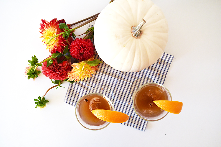 Cinnamon and Orange Infused Spiked Iced Tea