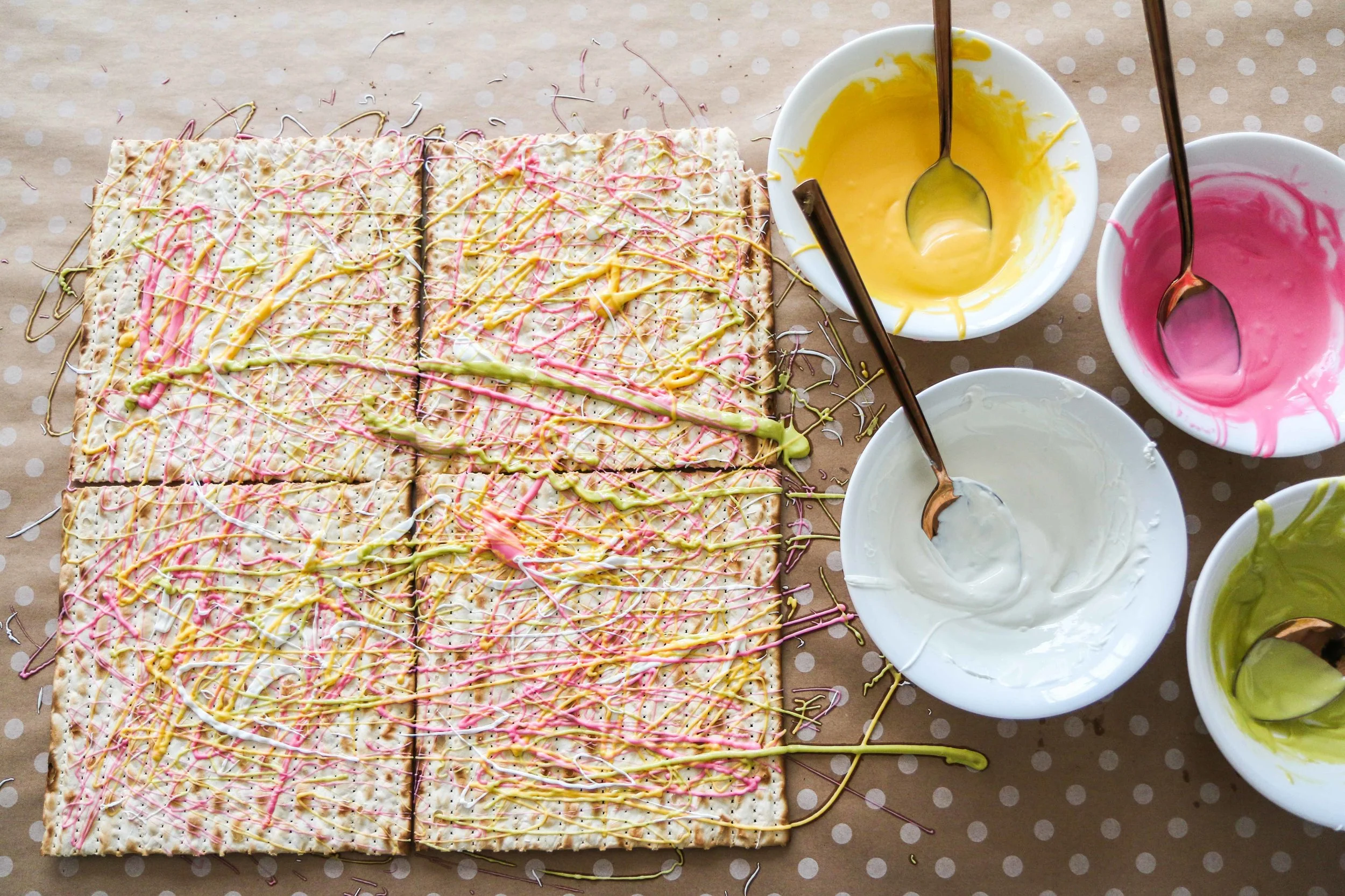 Seri's Splatter Painted Matzo