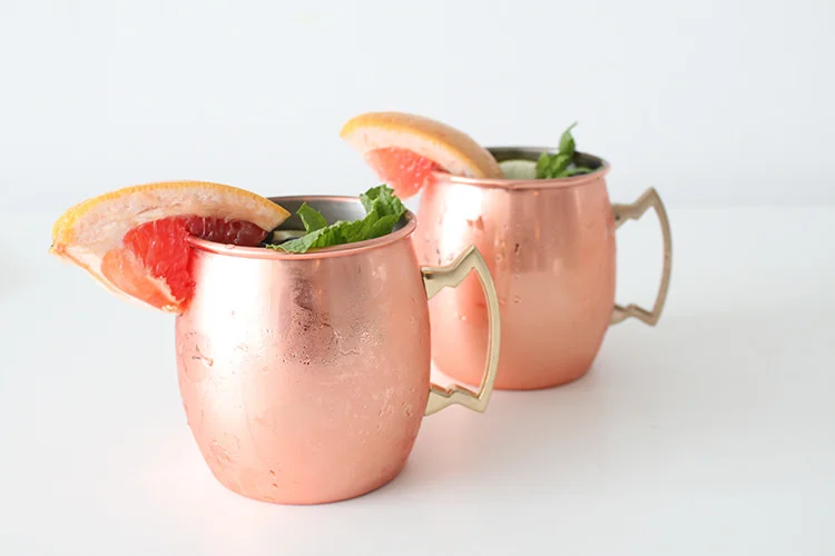 Grapefruit Mint Moscow Mules