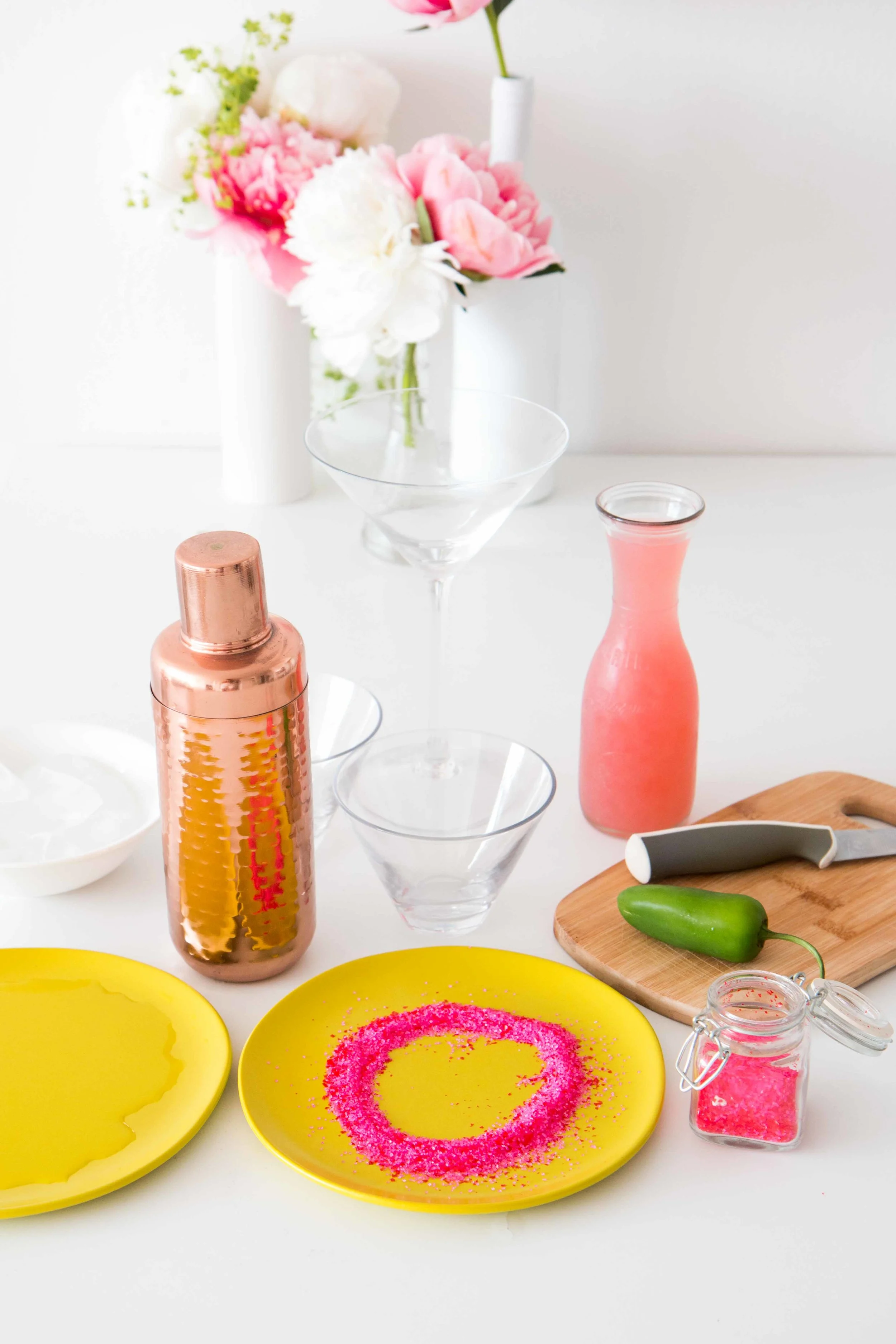 A Spicy Pink Lemonade Martini — Little Miss Party