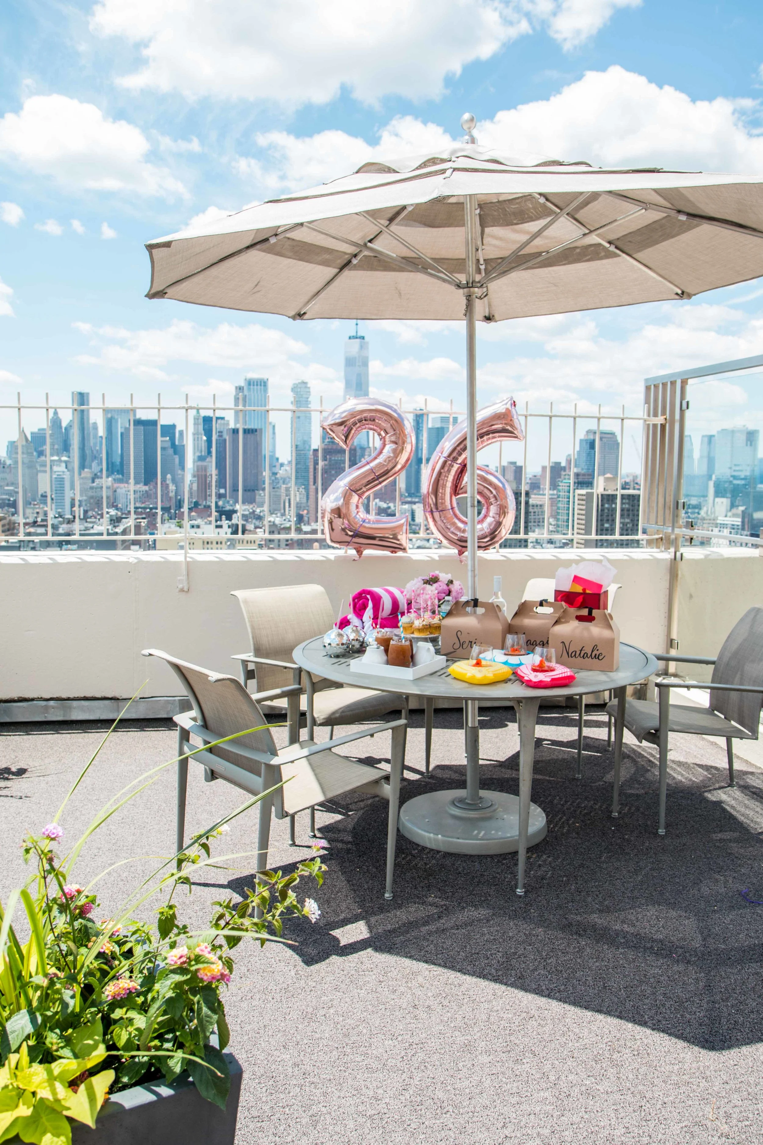 A Rooftop Birthday Celebration
