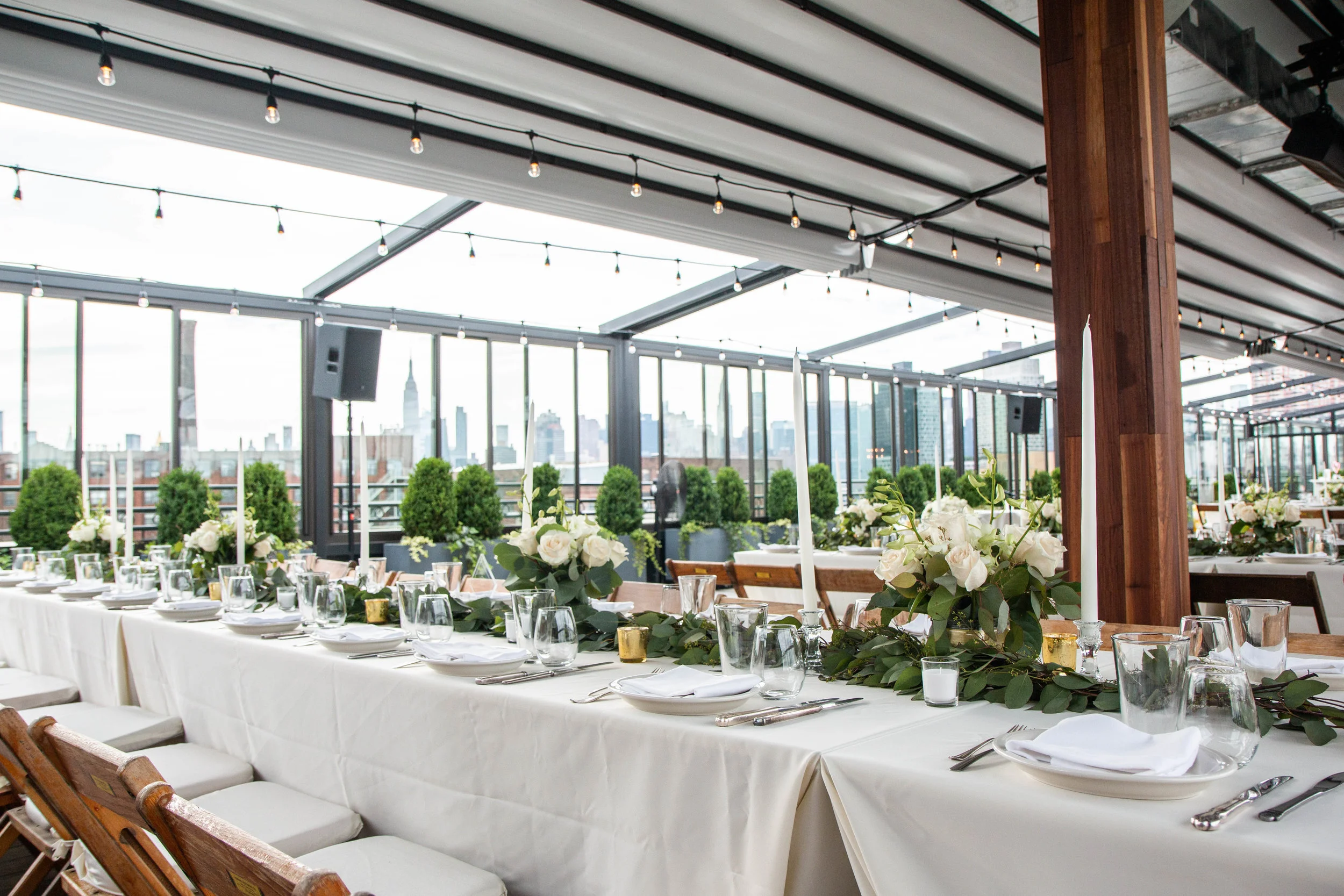 A Chic Rooftop Wedding
