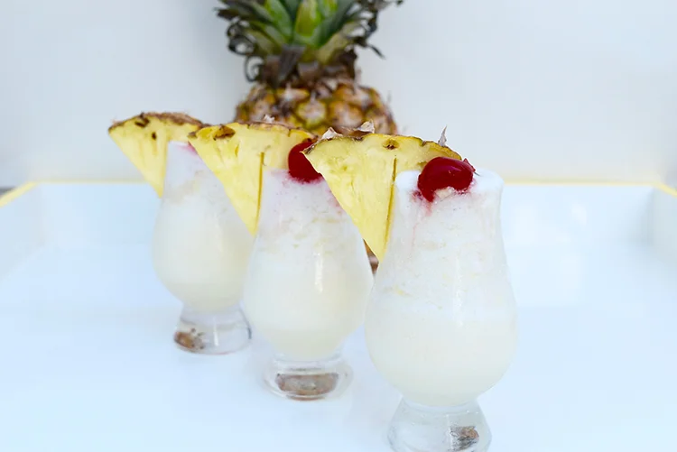 Piña Colada Shooters