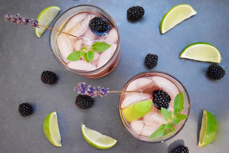 Lavender Blackberry Mojito