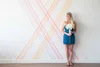 DIY Geometric Wall Decor — Little Miss Party