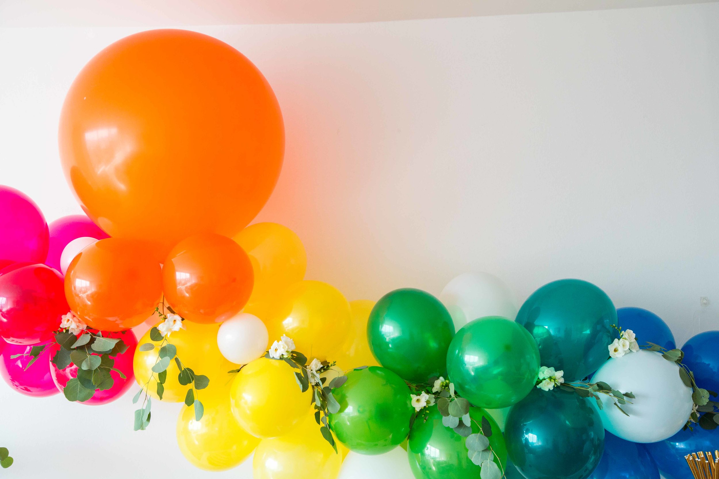 DIY Balloon Garland — Little Miss Party