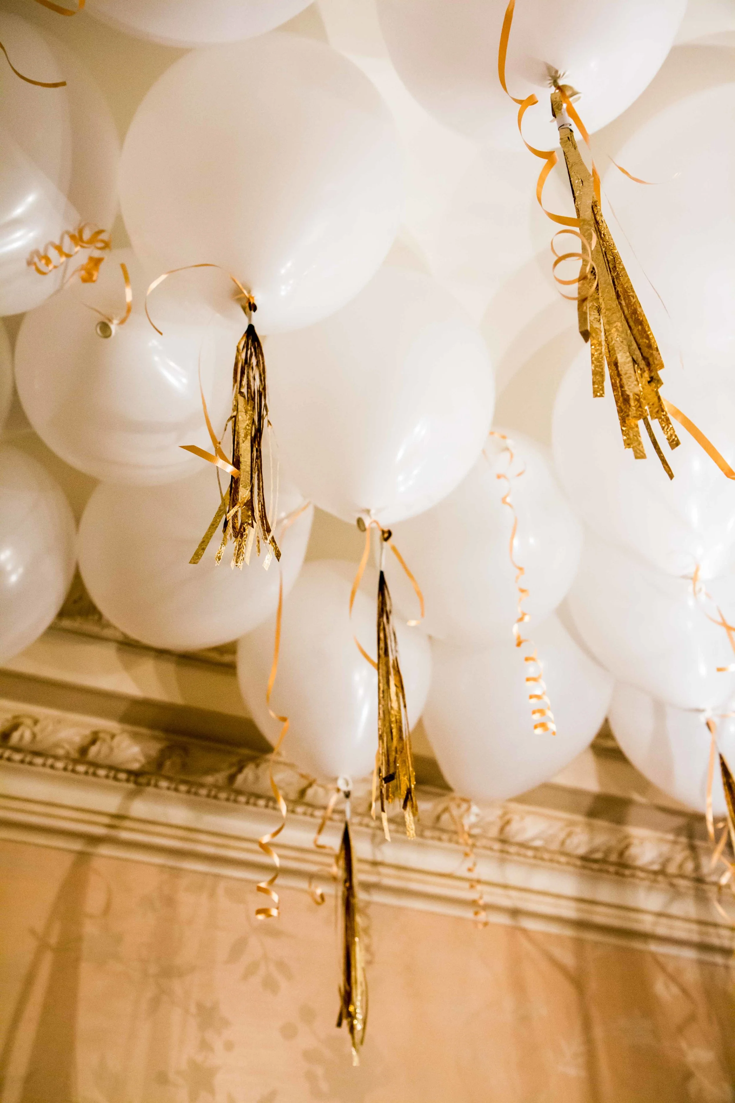 DIY Metallic Balloon Tassels