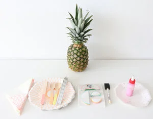 DIY with LMP: A Painted Pineapple Centerpiece