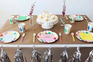 DIY Hand Lettered Place Settings
