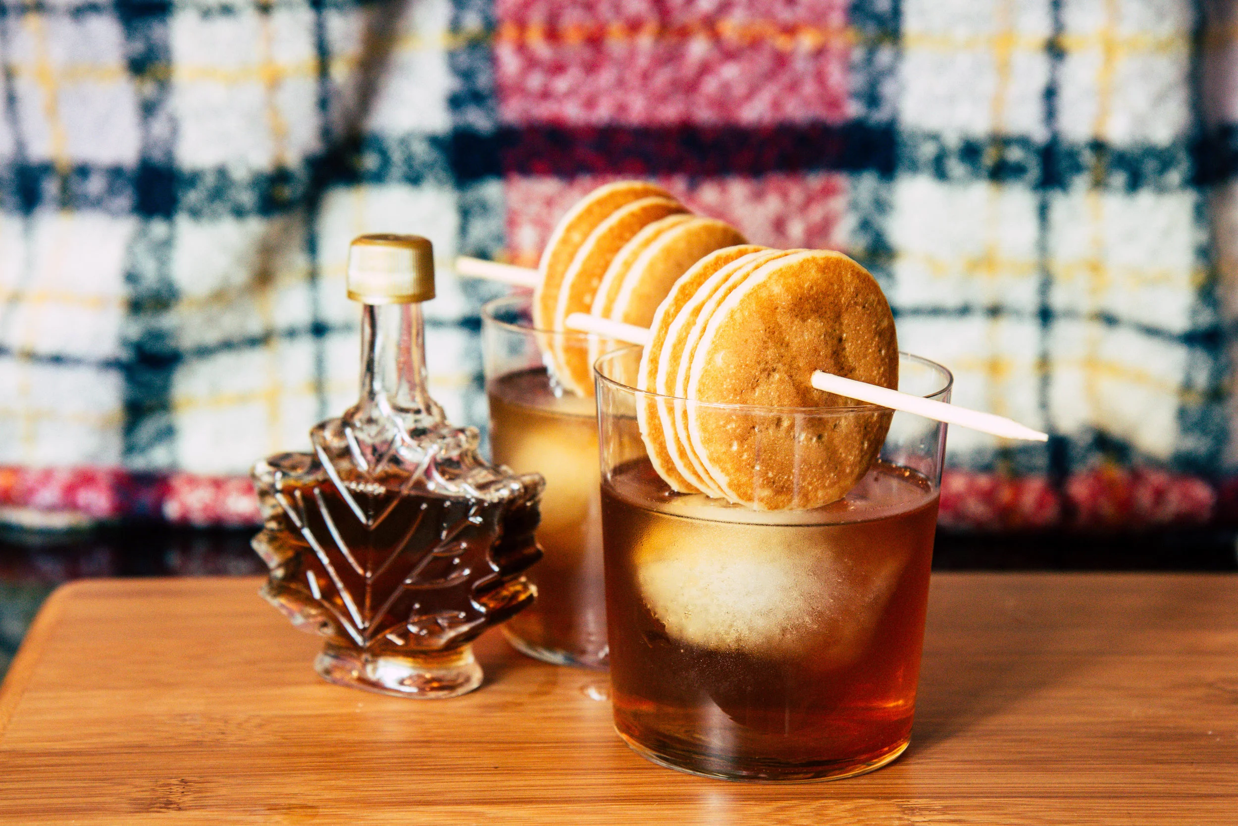 A Lumberjack's Maple Bourbon Cocktail