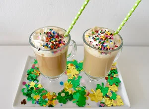 Rainbow-Sprinkled Irish Coffee