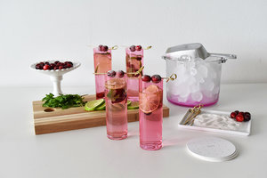 Christmas Cranberry Mojitos