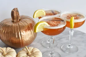 Sparkling Cider Pumpkin Beer-tails