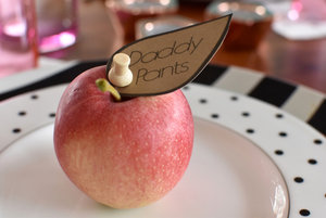 Apple Placecard DIY