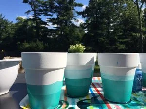 Easy Dip Dye Ombre Vases