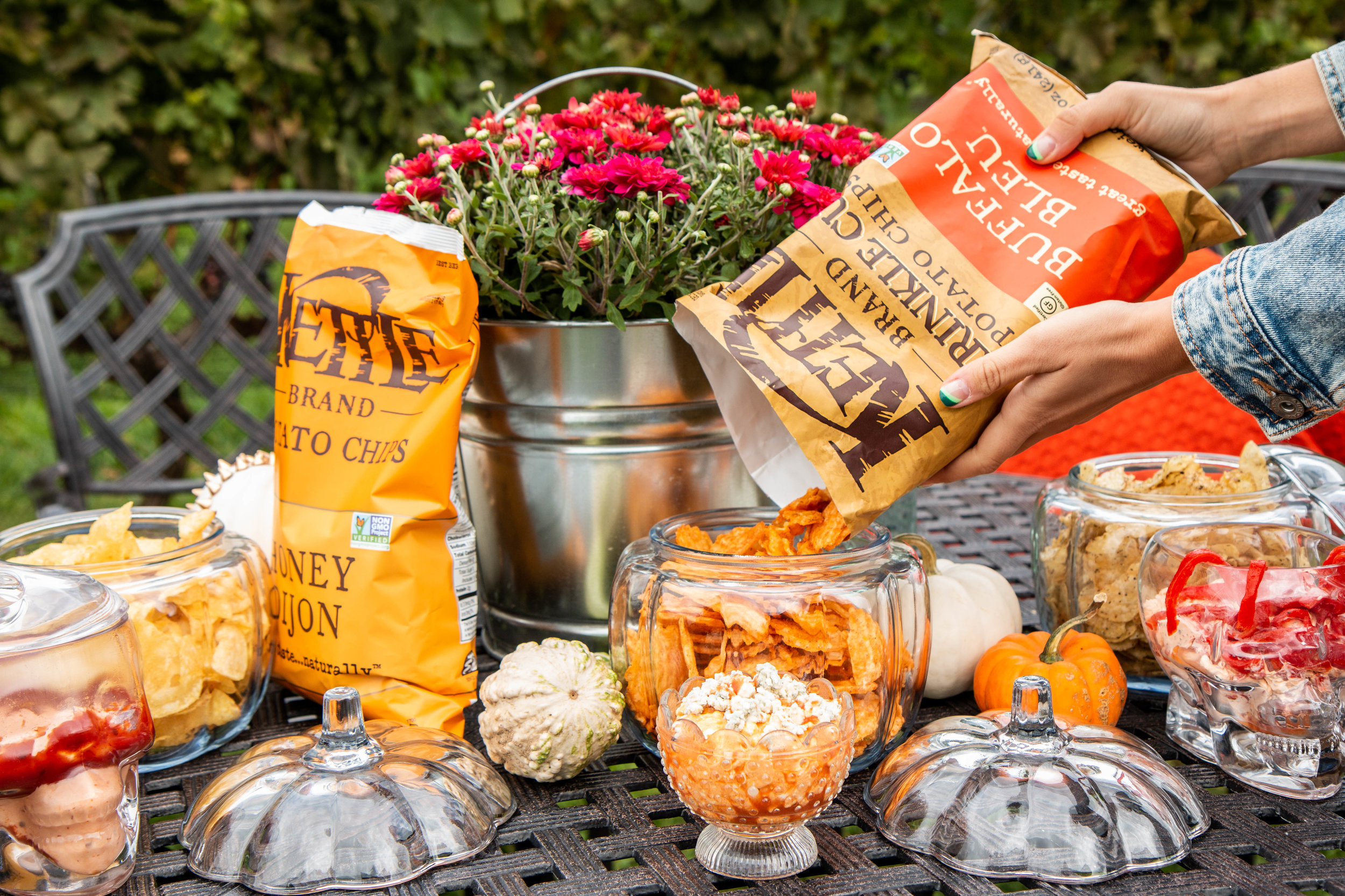 Spooky Dips and Halloween Kettle Chips