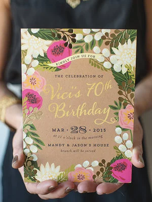 Celebrating Seventy with a Whimsical Garden Party