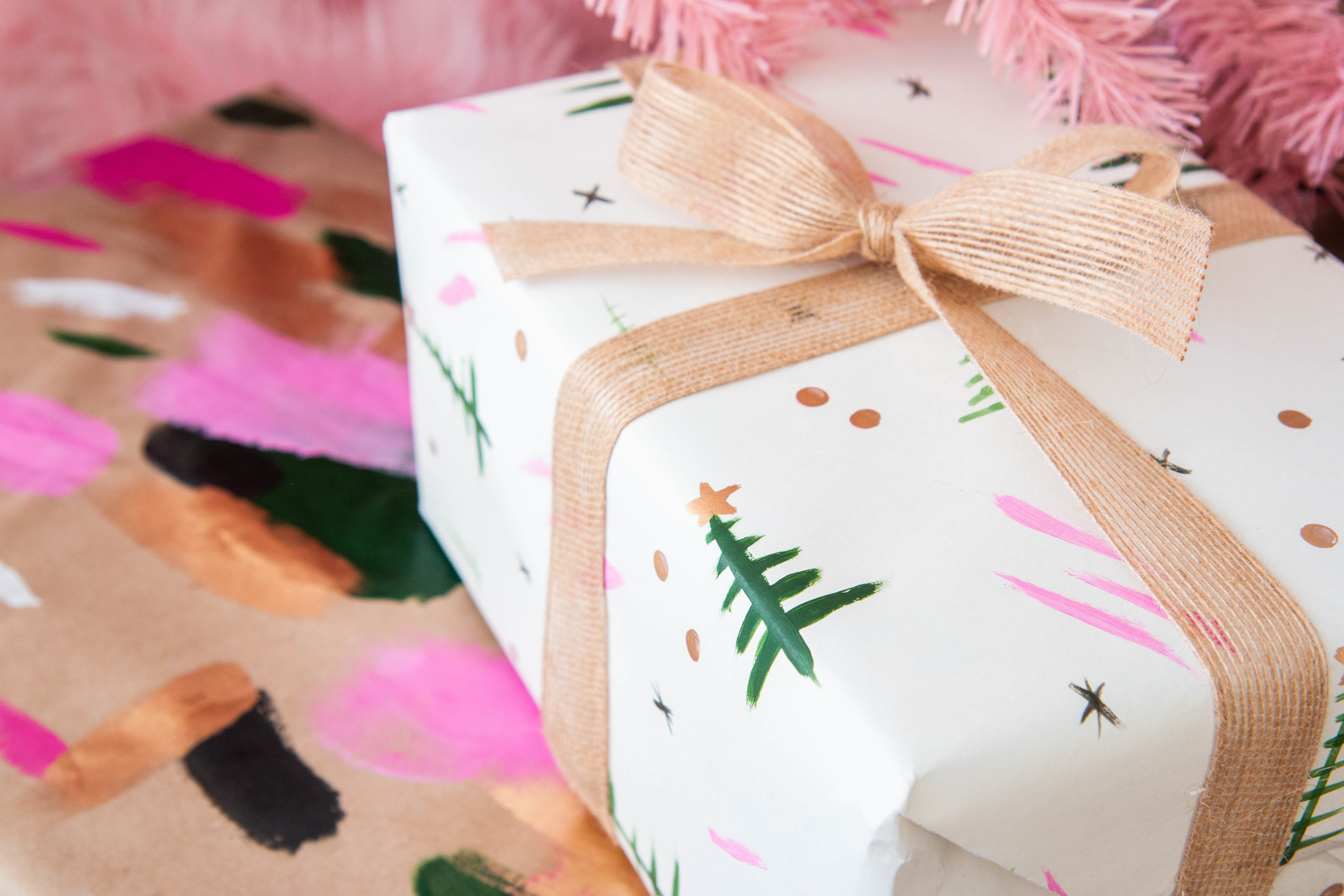 Creative Gift Wrapping with Pom Poms - The Make Your Own Zone