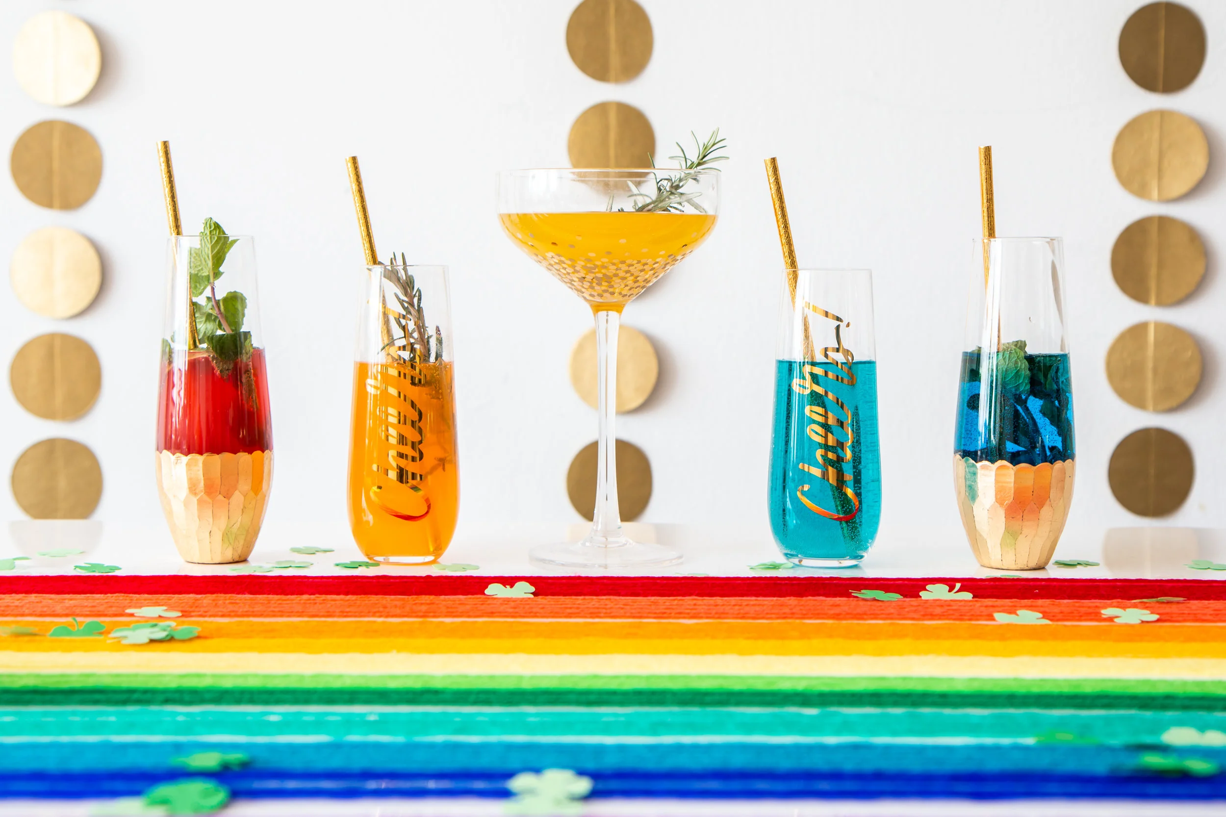 A Colorful St. Patrick's Day Cocktail Party