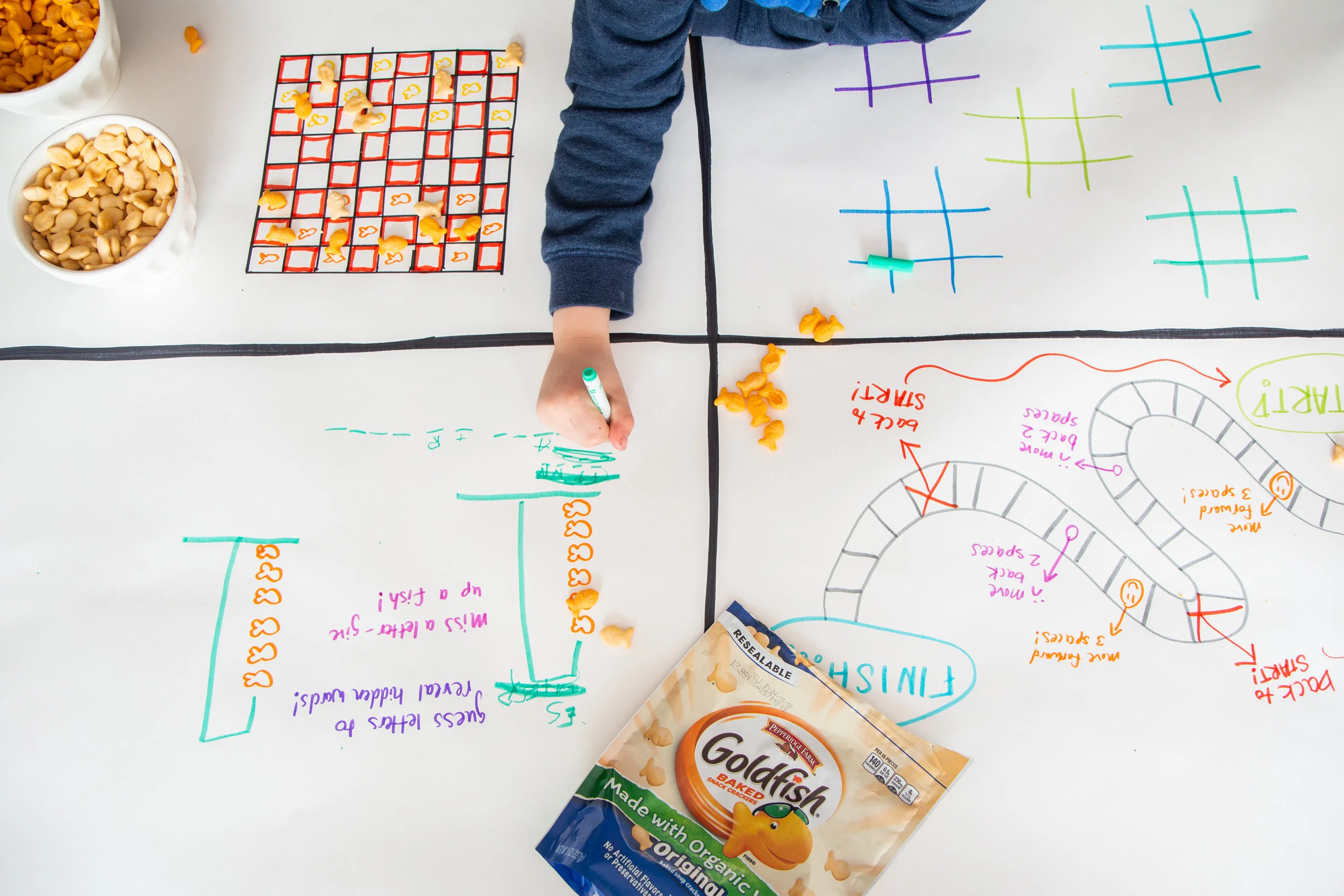 LMP + Goldfish Snacks on a Rainy Day