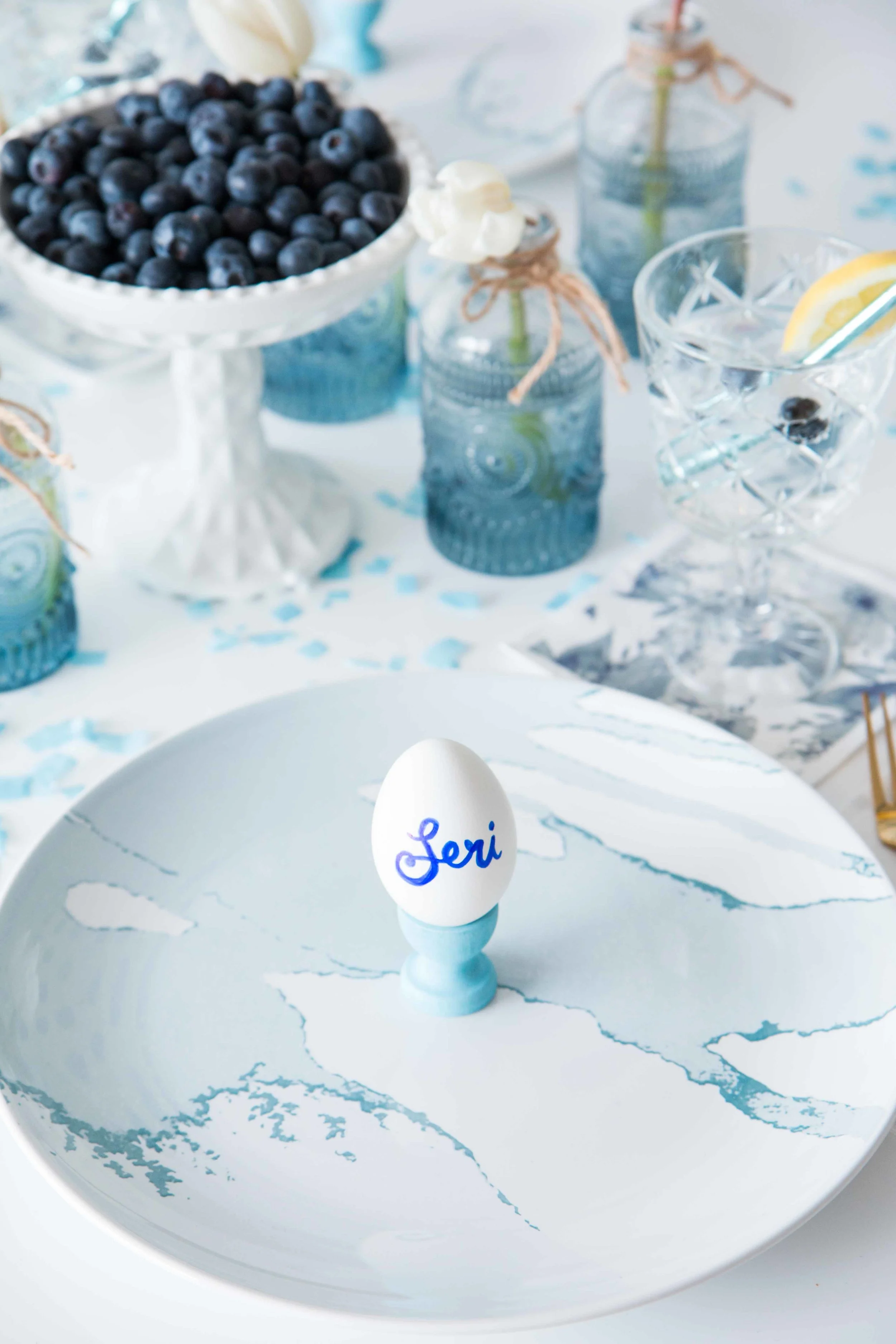 A Baby Blue Easter Brunch
