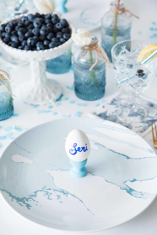 A Baby Blue Easter Brunch — Little Miss Party