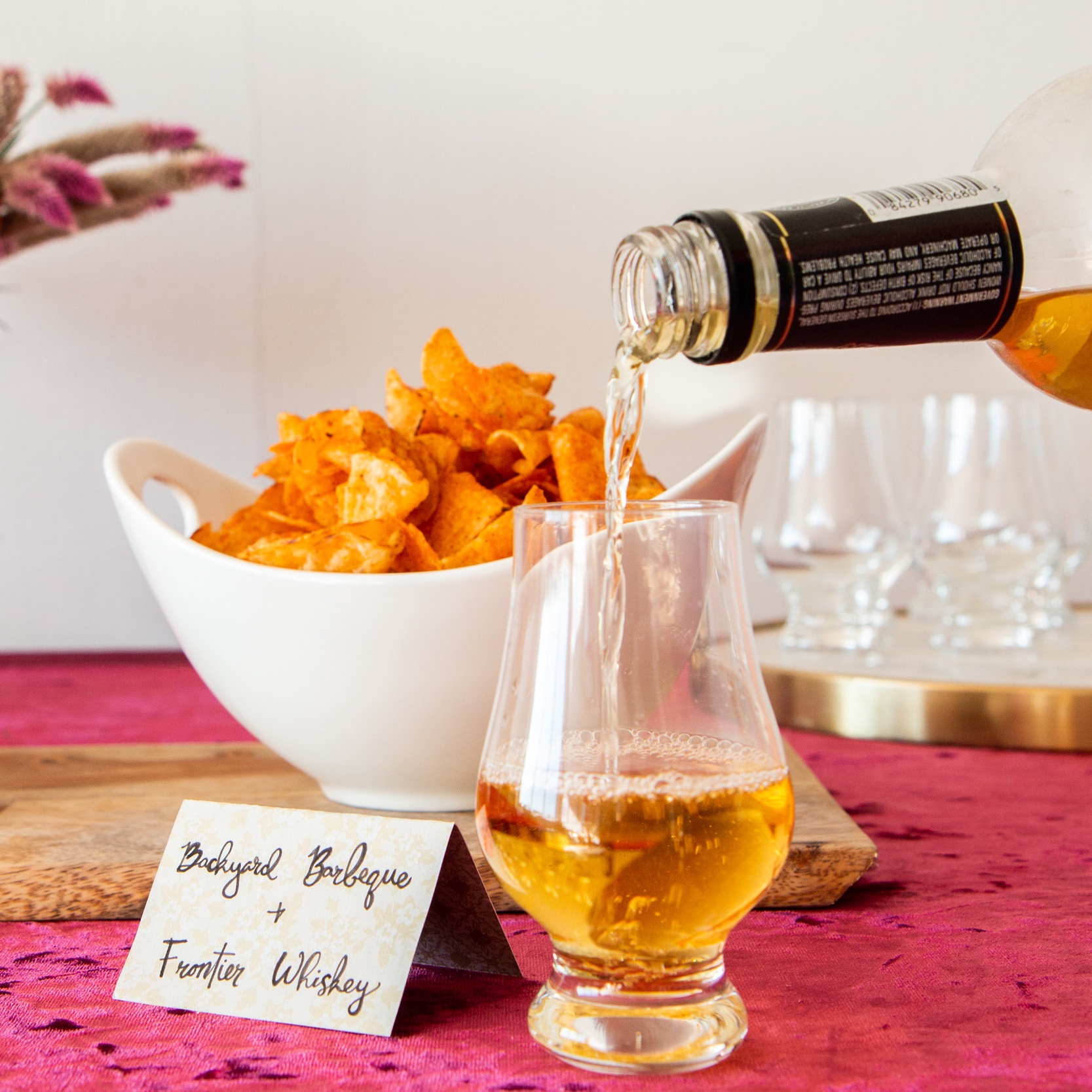 A Whiskey and Chip Pairing Party with Kettle Brand
