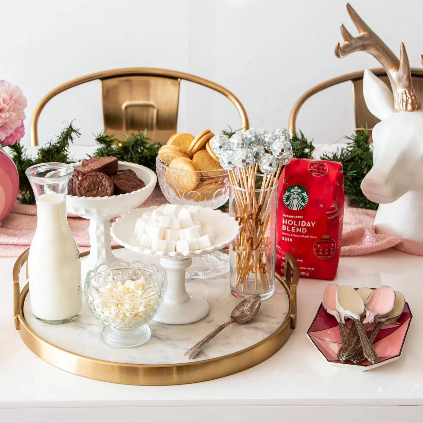 A Festive Coffee Station for the Holidays