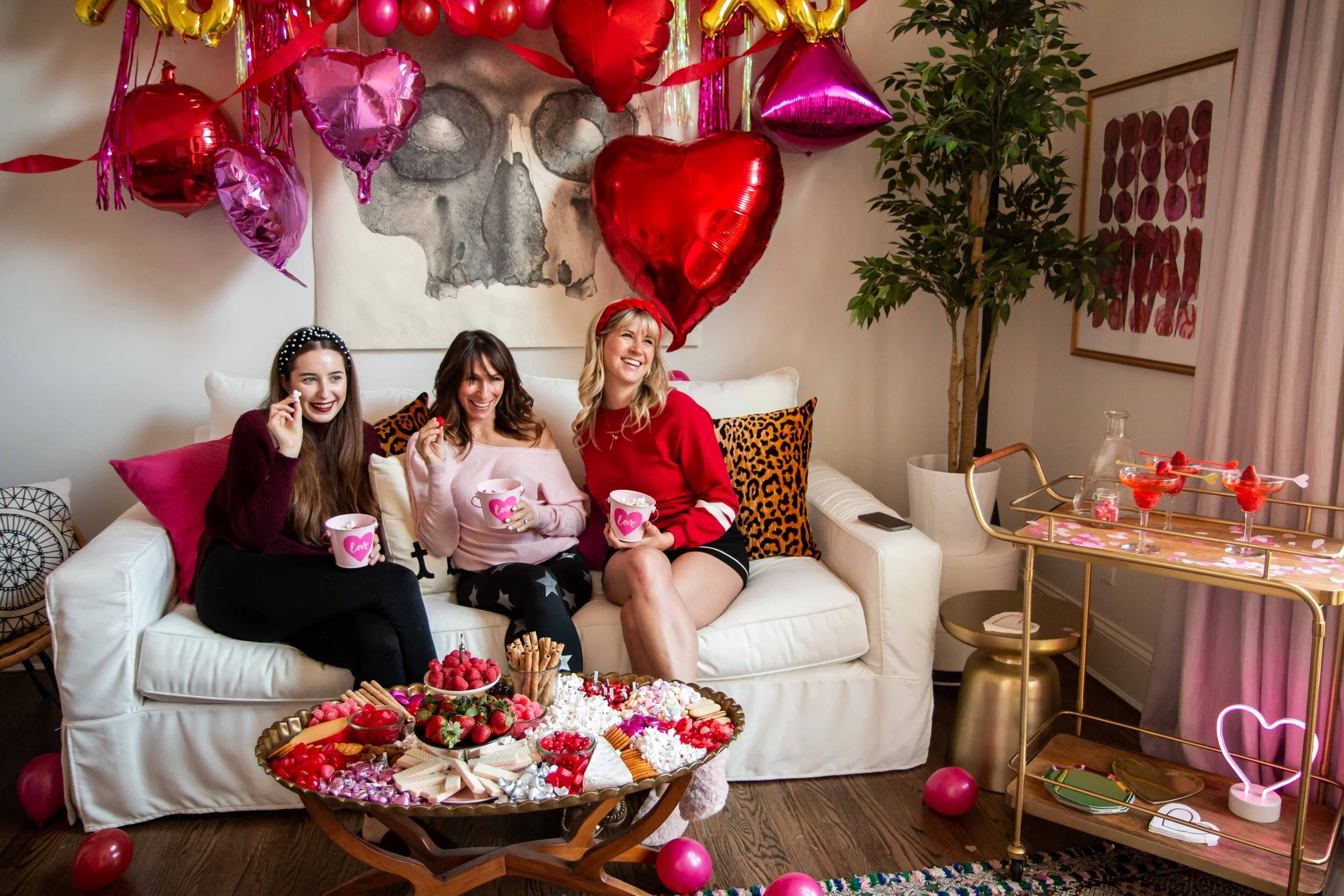 A Galentine's Day Slumber Party