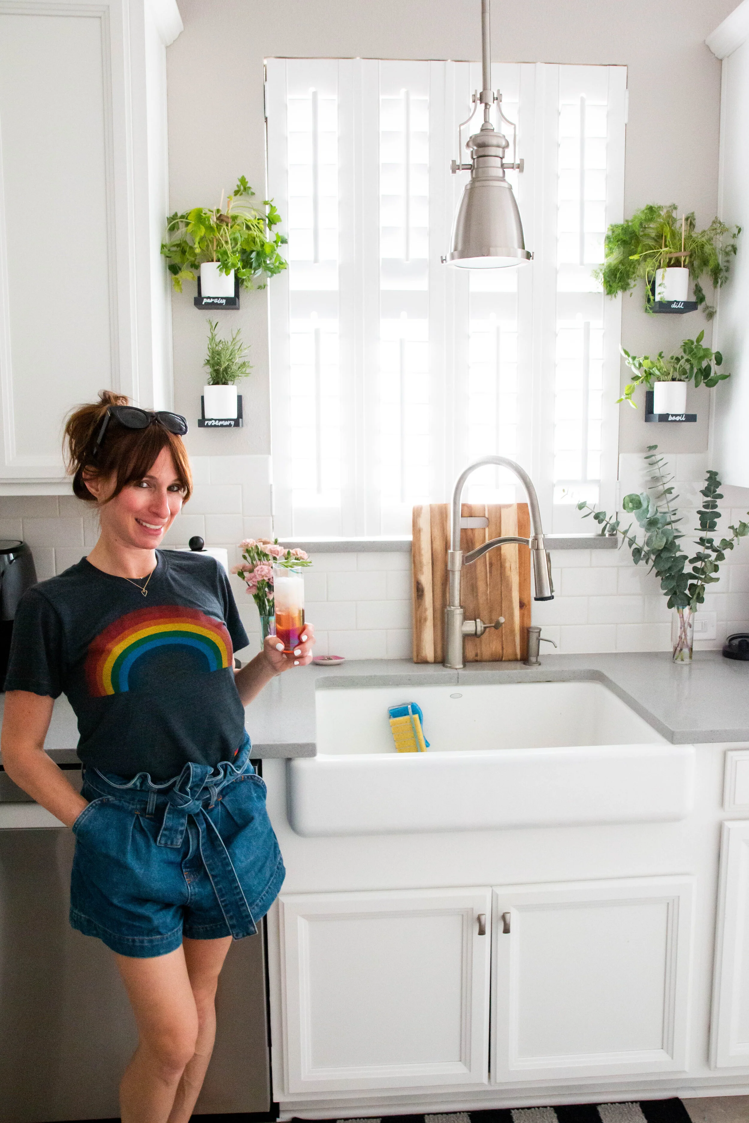 DIY Living Herb Wall