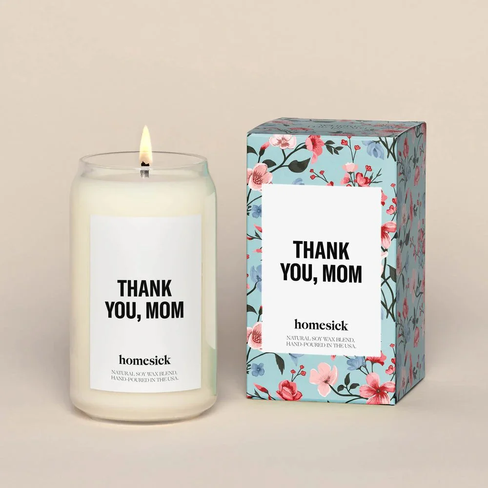 Thank you, Mom Candle