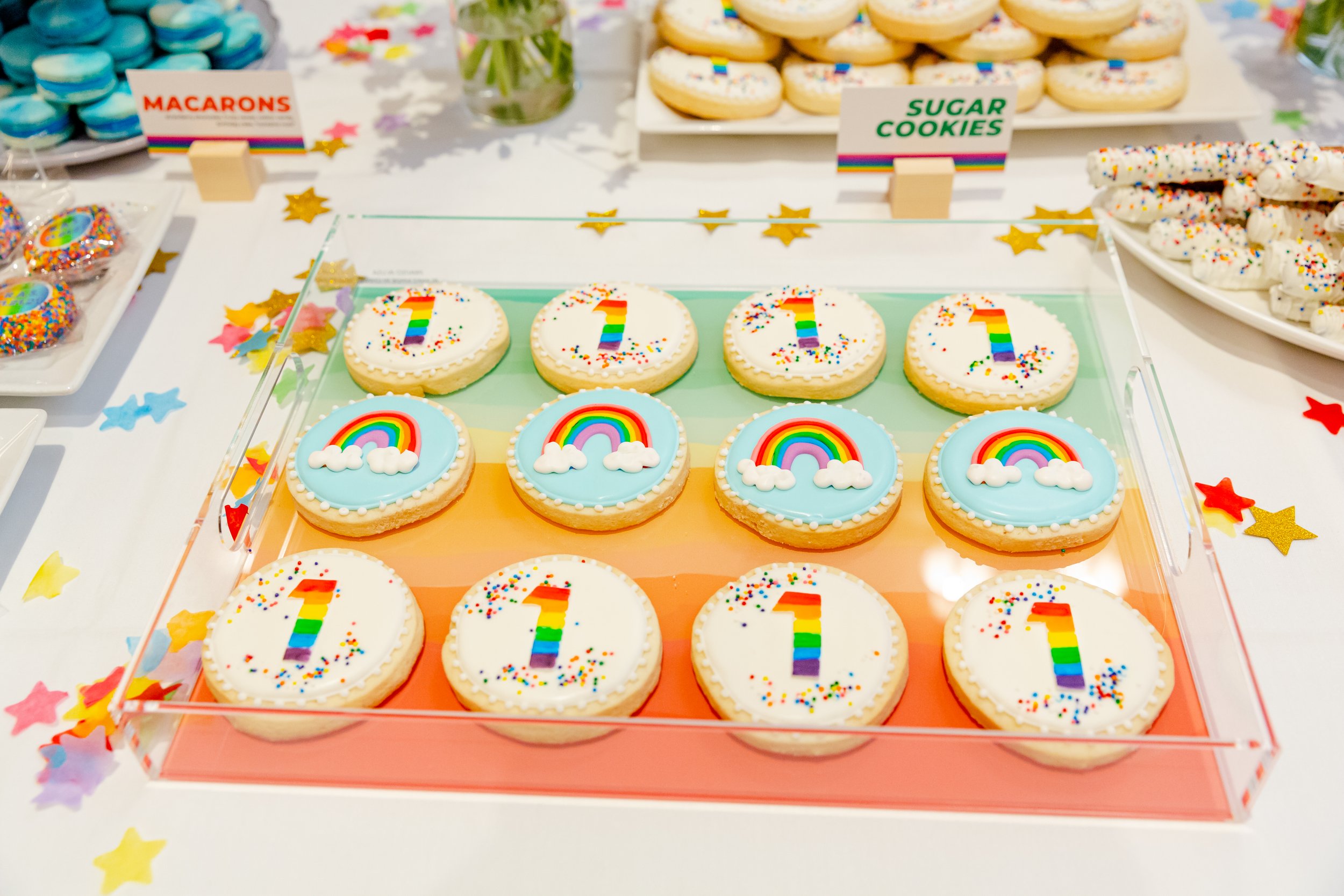 Over the Rainbow First Birthday Party