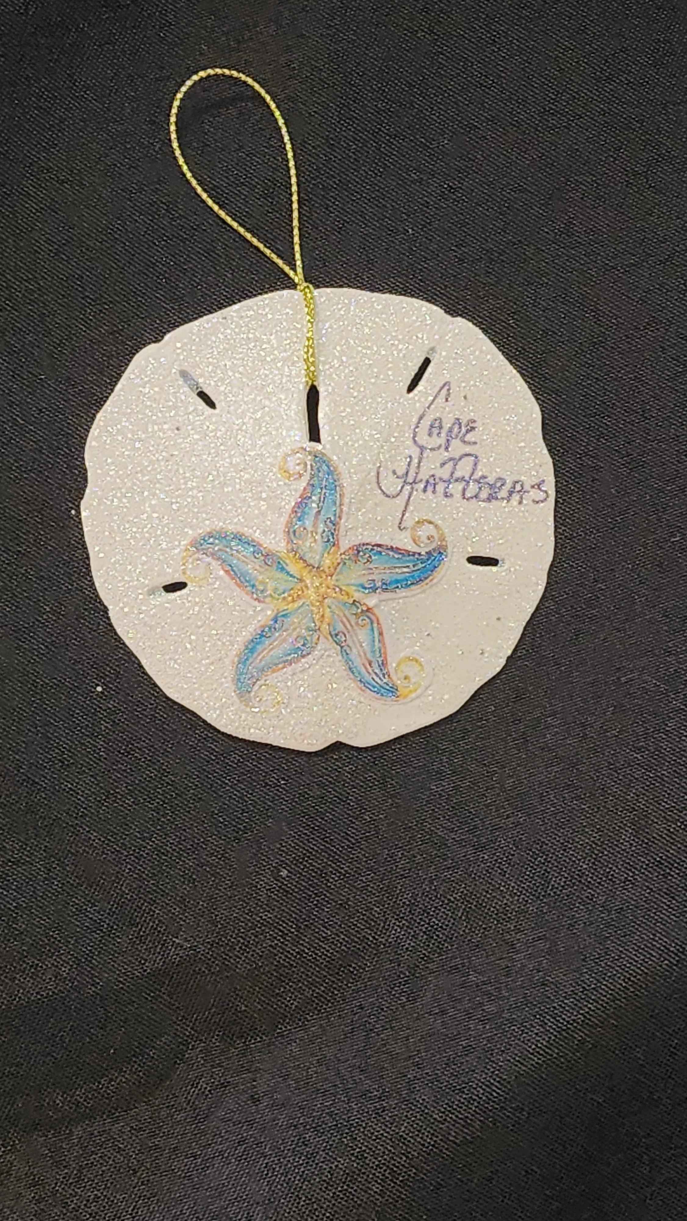 Sand Dollar with Starfish Design