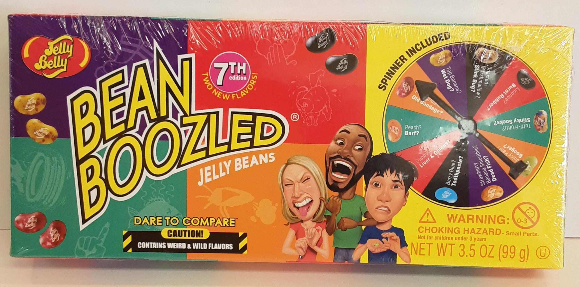 BeanBoozled Spinner Jelly Belly 3.5 oz Gift Box