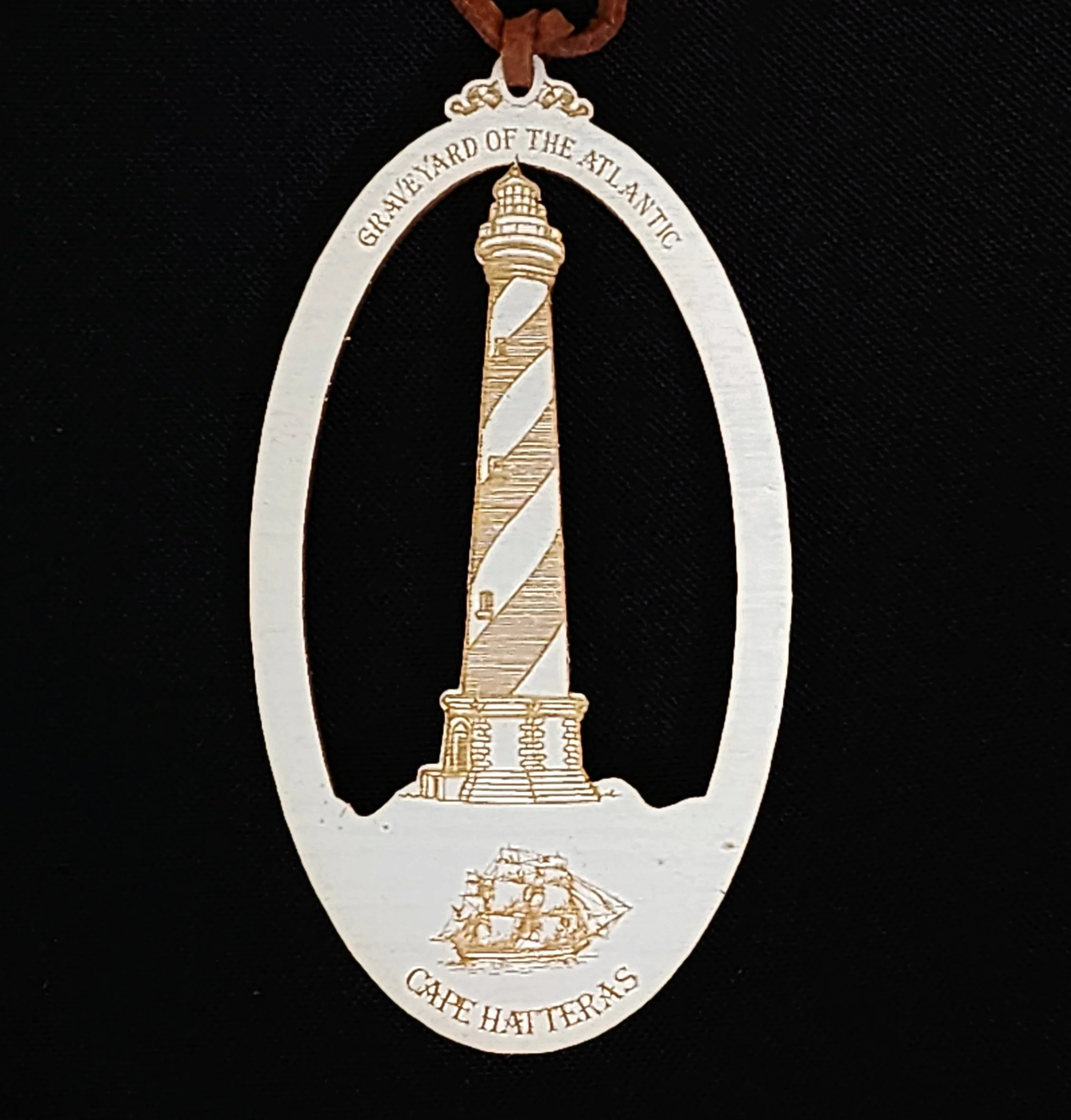 Wooden Oval Light House Cape Hatteras