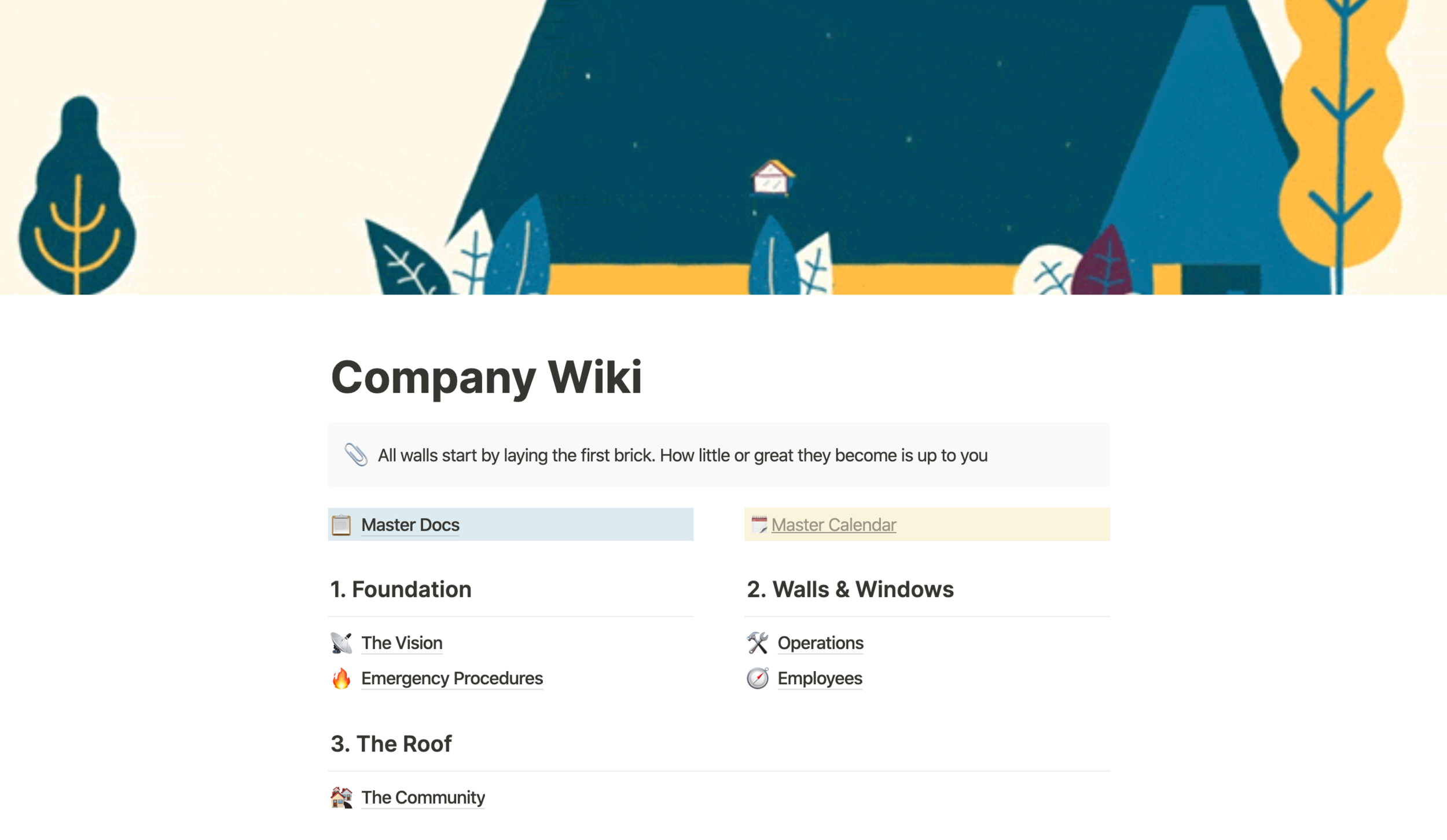 Notion Template Basics For A Company Wiki — Red Gregory